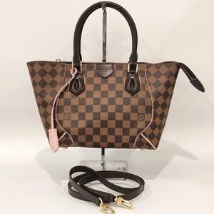 Louis Vuitton Caissa PM Damier Ebene Canvas Tote | Like New Condition